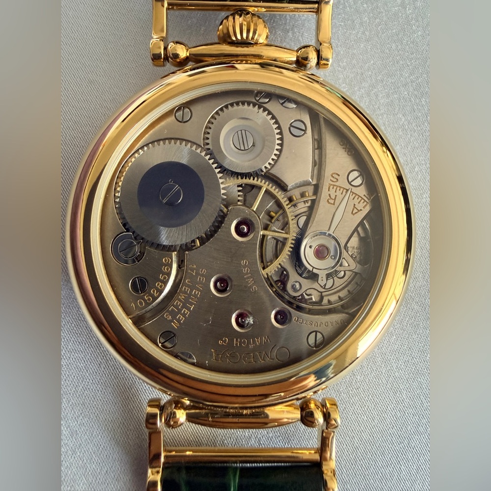 OMEGA Pocket Watch "marriage conversion" FOR REPAIR. READ THE DESCRIPTION.